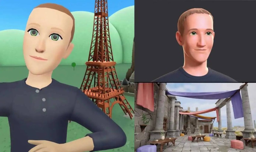 How does Mark Zuckerberg get ashamed by the Metaverse image?